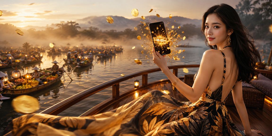Người dùng tại Đà Lạt chơi slot game trực tuyến trên điện thoại trong không gian thư giãn