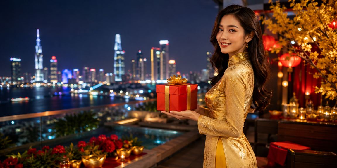 Người phụ nữ mặc áo dài tại TP.HCM theo dõi trận cá cược thể thao trực tuyến